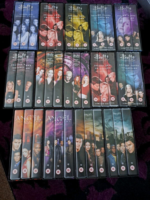 image for Buffy the vampire slayer and angel vhs tapes 