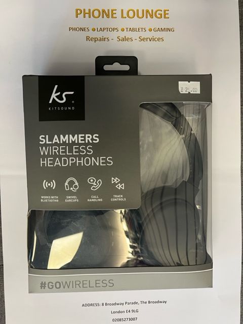 Kitsound Slammers Bluetooth Wireless headphones