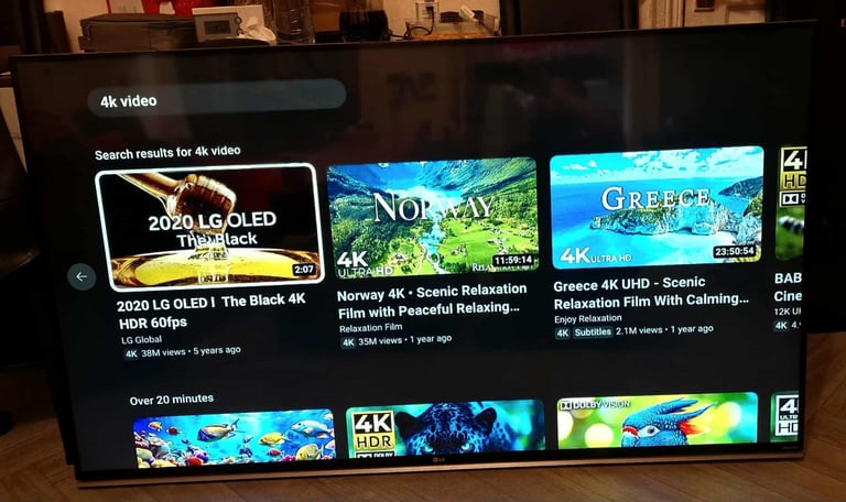 Smart TV LG 60 inch good working NO STAND