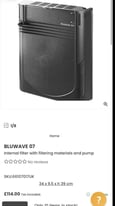 Bluwave 07 internal fish tank filter