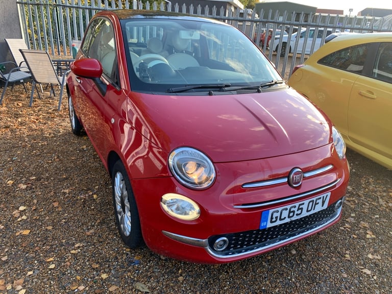 2016 Fiat 500 1.2 Lounge 3dr HATCHBACK Petrol Manual