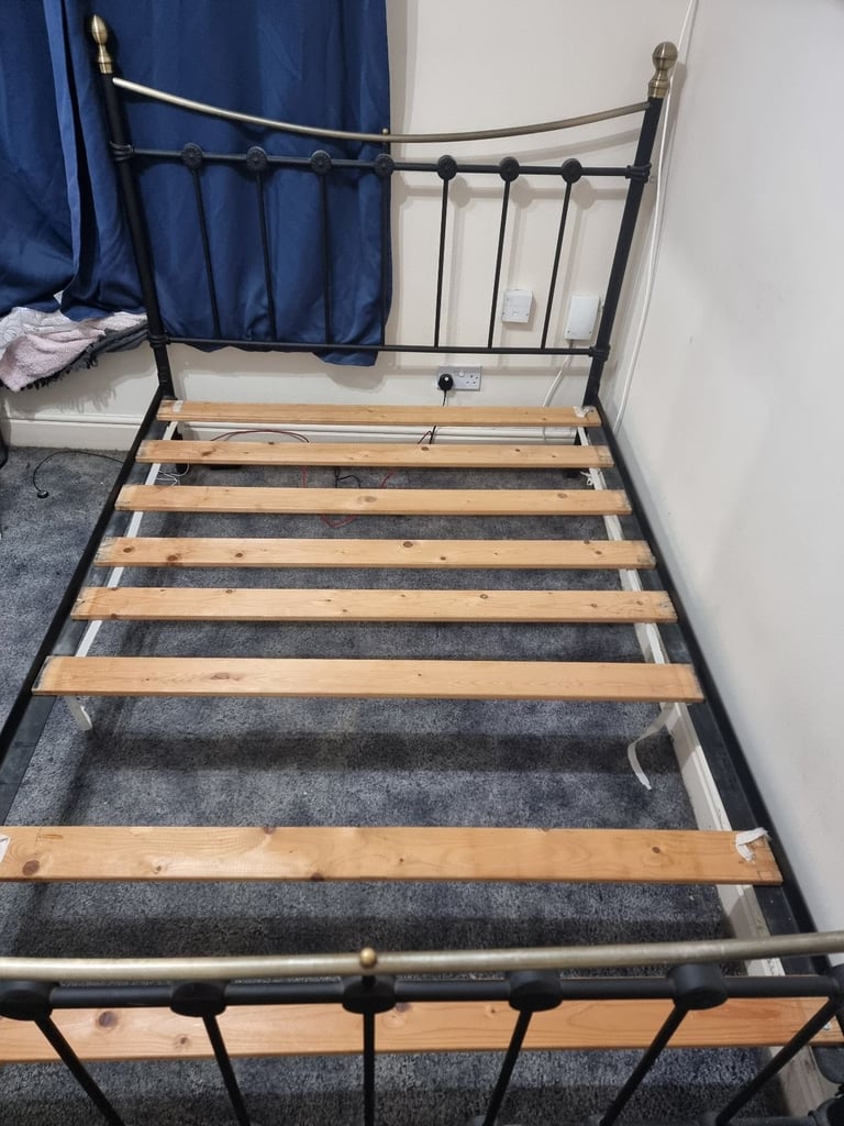 Metal Bed Frame – Double Size – Used, Functional