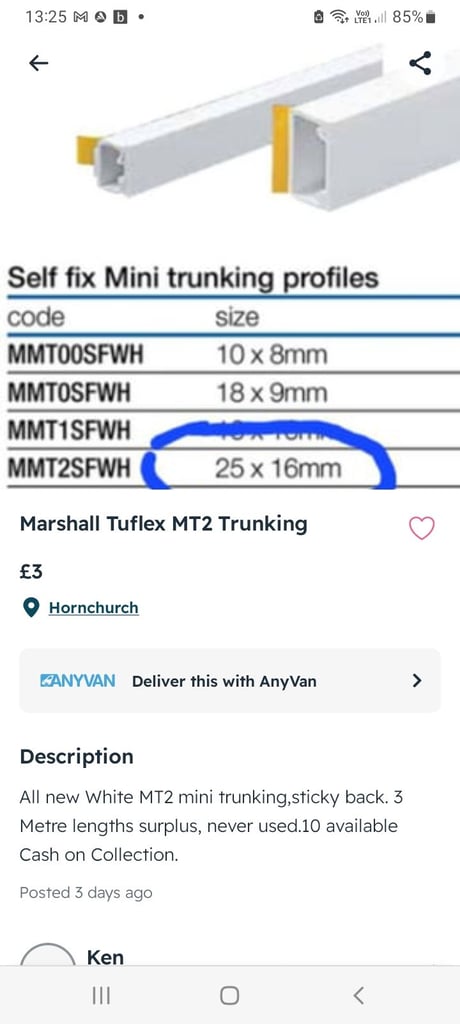 image for Electrical Mini Trunking 