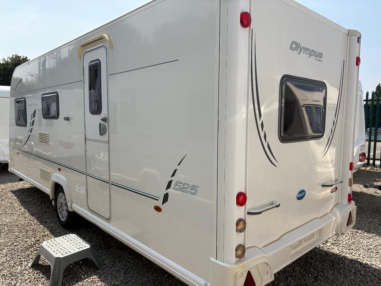 BAILEY OLYMPUS 525- 5 BERTH CARAVAN,DOUBLE DINETTE + MOTORMOVER