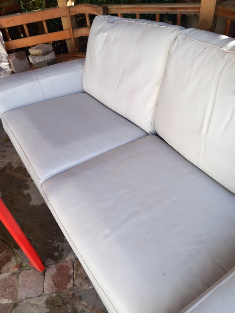 Free 2 seater Next leather sofa