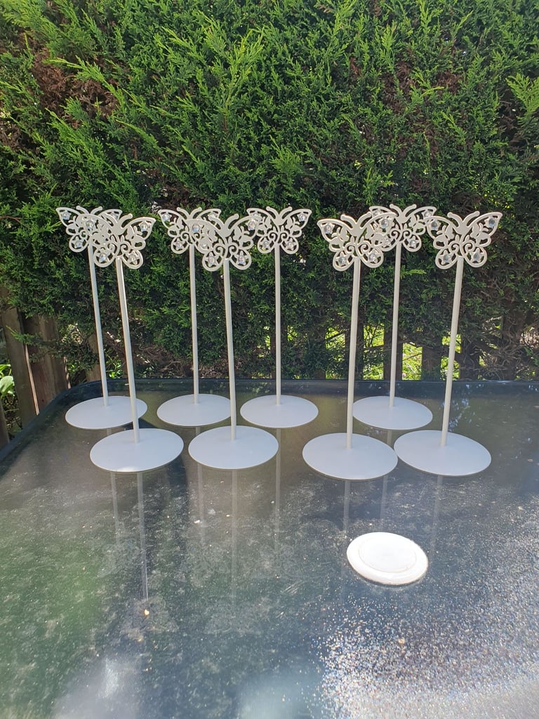 image for Butterfly table name holders x 8