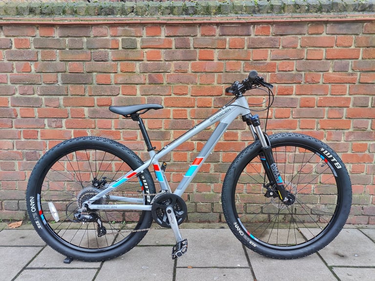 SERVICED (6107) 27.5" SARACEN TUFFTRAX 24-speed Aluminium Mountain BIKE Disc Brakes BICYCLE Size S/M