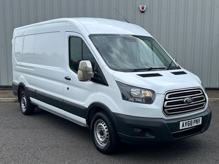 NO VAT 2018 68 FORD TRANSIT L3 H2 2.0 TDCI 130 TURBO DIESEL VAN * NEW WET BELT