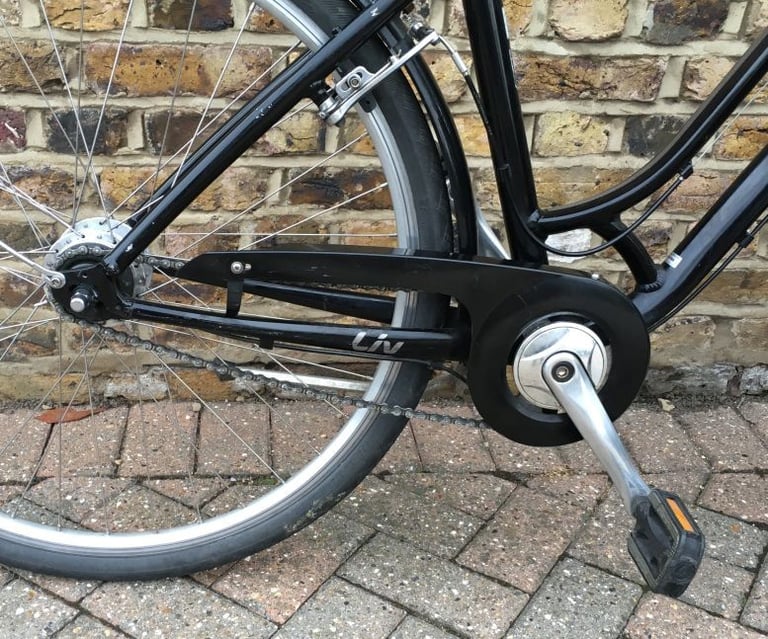 Giant Liv Flourish City Bike for Women - test ride at bicycle workshop