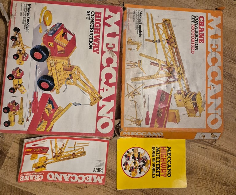image for Vintage metal Meccano 2 sets