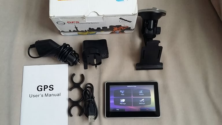 Car Satellite Navigation System with UK & European Maps