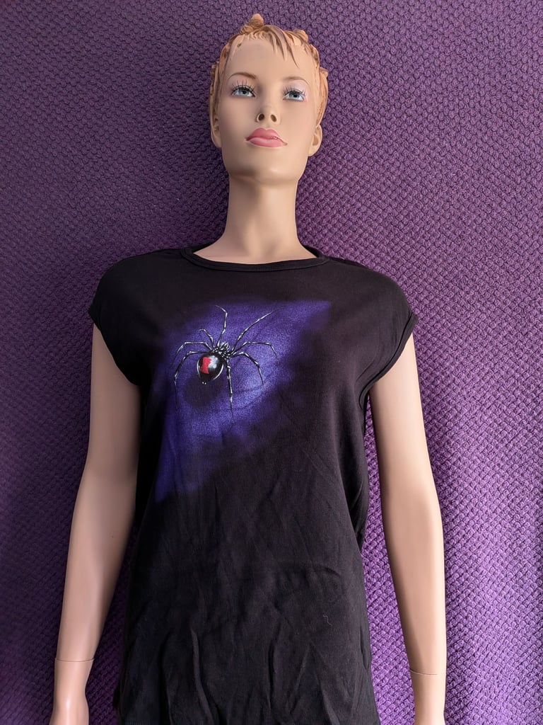 image for Spiral Black Widow T Shirt Mens L/Unisex 