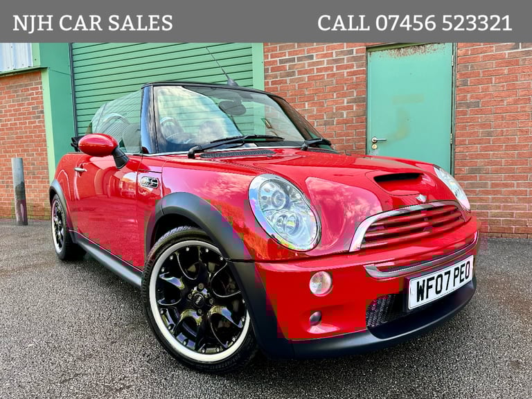 2007 (07) MINI CONVERTIBLE 1.6 COOPER S 79,000 MILES RECARO SEATS IMMACULATE