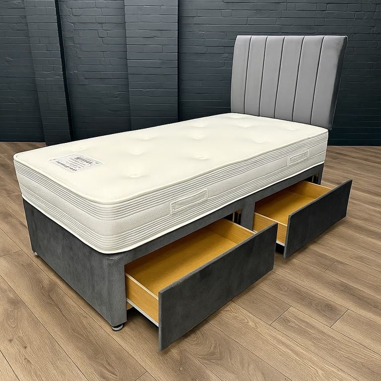 image for Brand New Single Divan Bed 3ft | Same Day Delivery | Mattress Option **