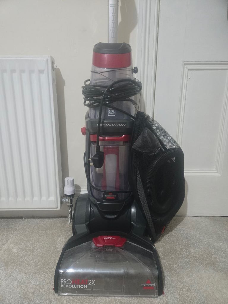 BISSELL Upright Carpet Cleaner ProHeat 2 x Revolution 18583 Machine Stains. 