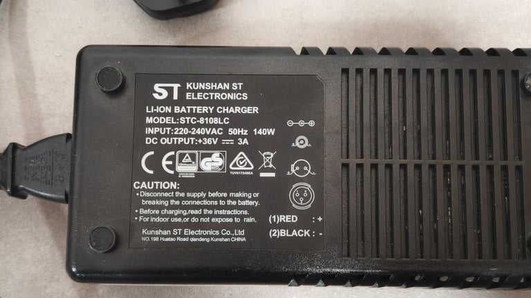 2 ebike chargers for 36v battery