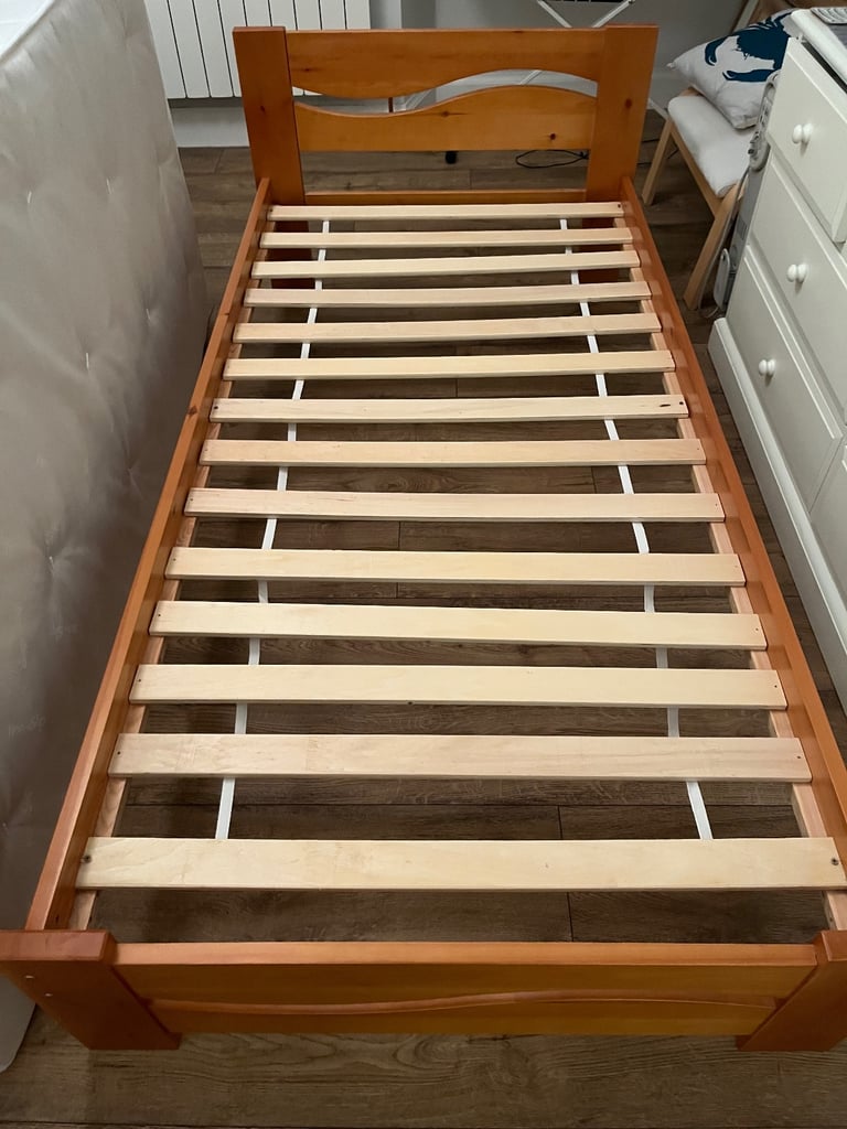 Wooden child’s single bed frame 