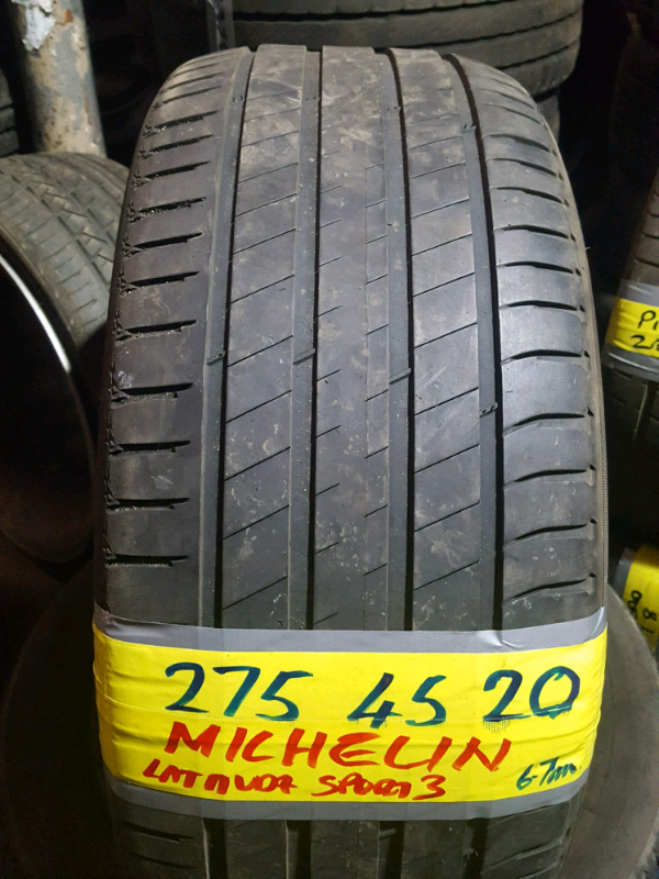 MATCHING PAIR 275 45 20 MICHELIN TYRES £140 PAIR FITD N BAL 7dys