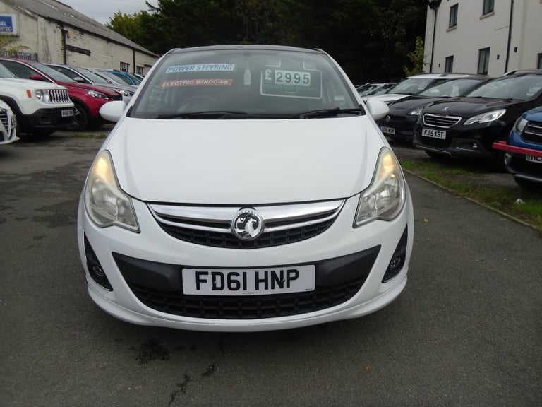 2012 Vauxhall Corsa 1.2 Limited Edition 3dr HATCHBACK Petrol Manual