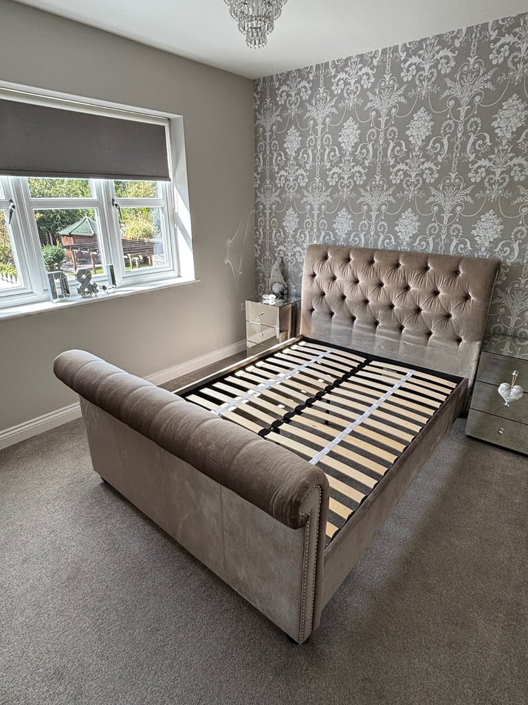 Next Double Sleigh Bed 