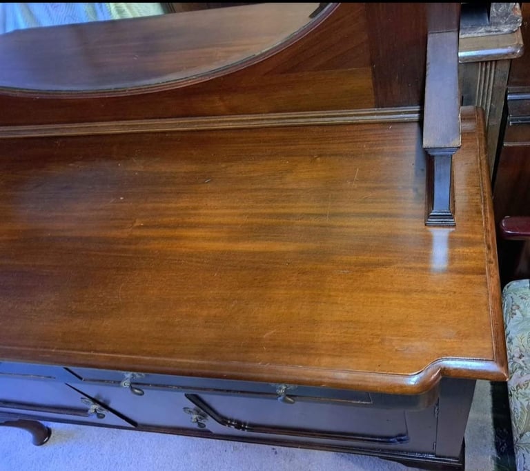 Antique Edwardian Mahogany Sideboard 