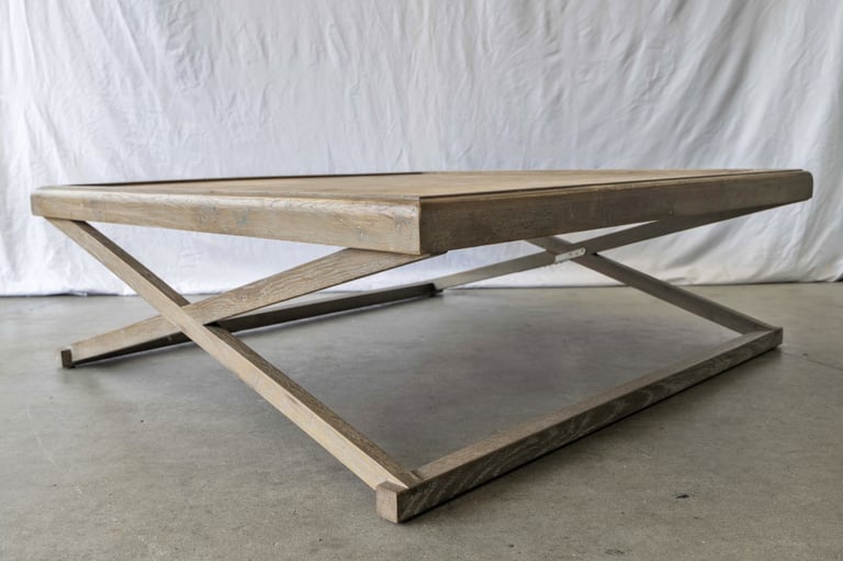 Low Square Elm Large Coffee Table | RRP £980