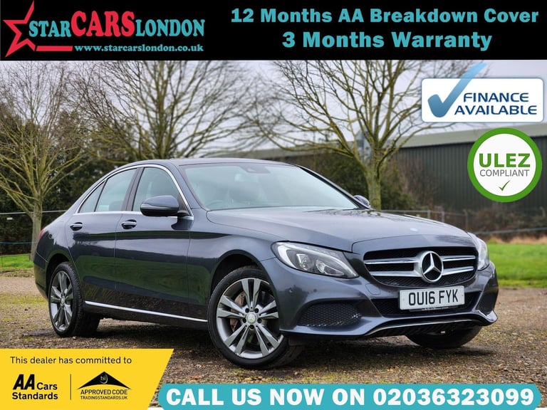 2016 Mercedes-Benz C-Class 2.0 C350e 6.4kWh Sport (Premium Plus) G-Tronic+ Euro 6 (s/s) 4dr SALOO...