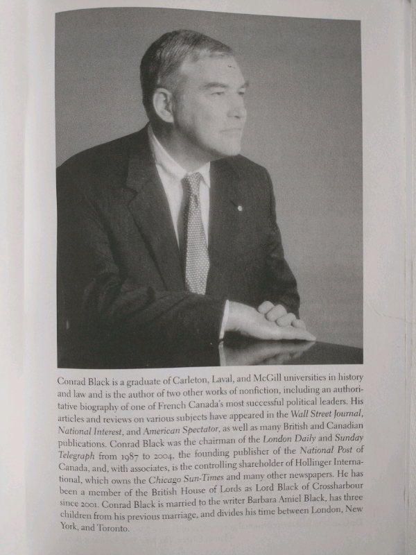 Conrad Black biography book