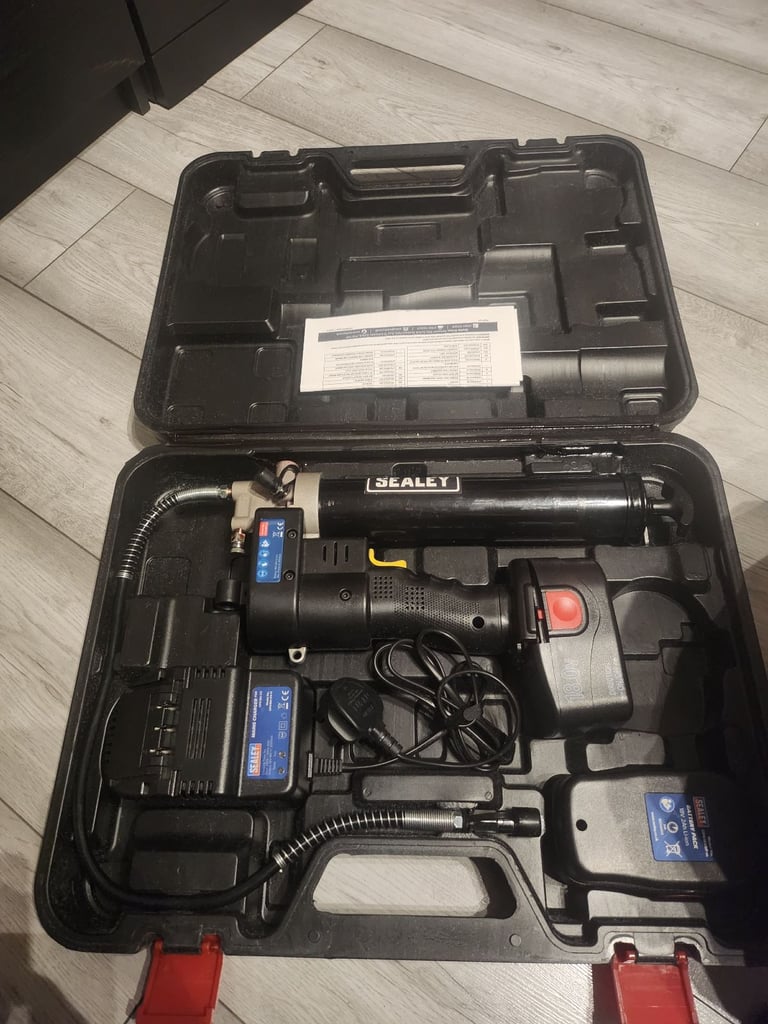 Sealey 18v cordless grease gun 