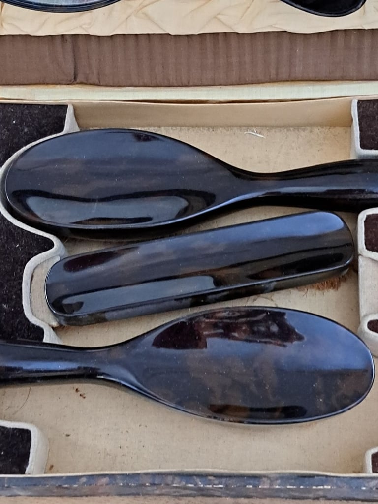 image for Vintage set of hair brushed