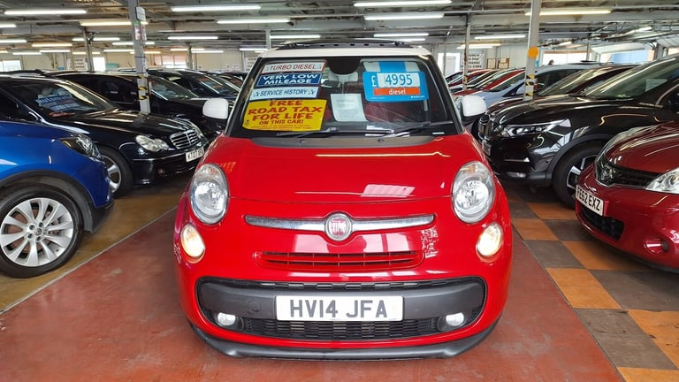 2014 Fiat 500L 1.3 Multijet Diesel Pop Star 7 Seater 5-Door From £4,195 + Retail Package MPV Dies...