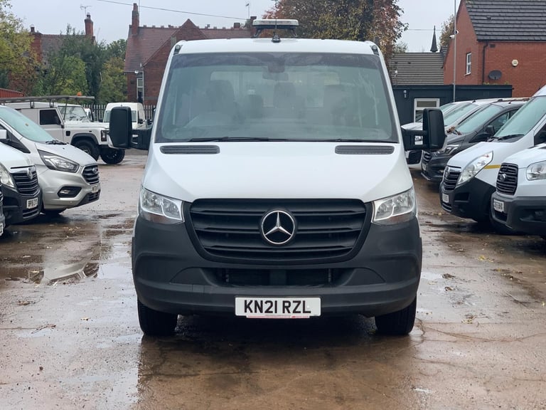2021 MERCEDES BENZ SPRINTER 314 RWD ALLOY BODY DOUBLE / CREW CAB TIPPER 1 OWNER
