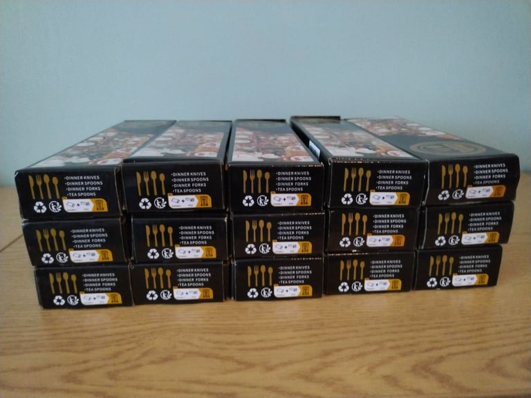 BESTDIN 32 Piece Cutlery Set, New, Boxed and sealed, 15 Boxes , Excellent for Restaurant