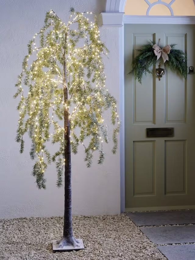 John Lewis Indoor/Outdoor Pre-lit Twig Tree, 6ft - Brand New - RRP £179