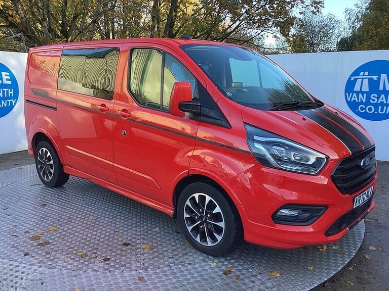 2020 Ford Transit Custom 320 EcoBlue Sport SWB L/R C/C A/C Euro 6 *NO VAT* Combi Van Diesel Autom...
