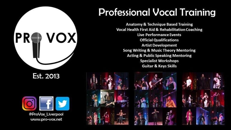 Pro Vox Vocal Training - Singing Lessons