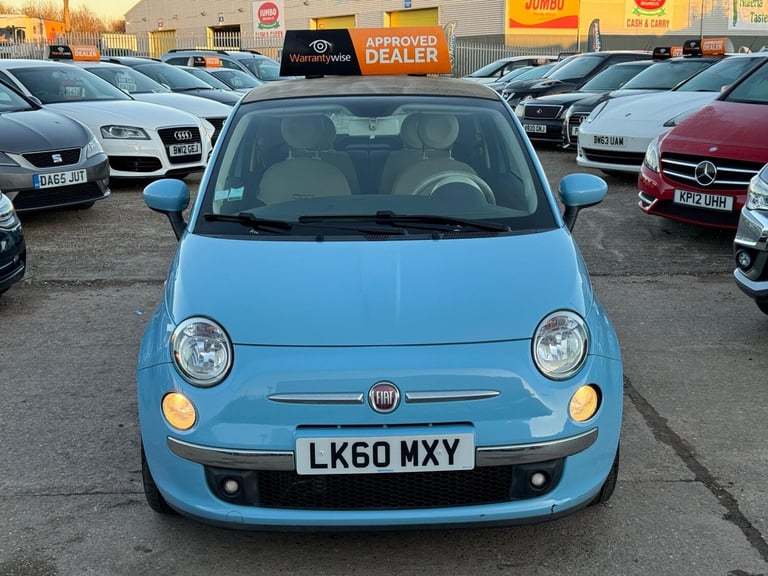 2021 Fiat 500 0.9 TwinAir Cult Convertible 2dr Petrol Dualogic Euro 6 (s/s) (85 bhp) Convertible ...