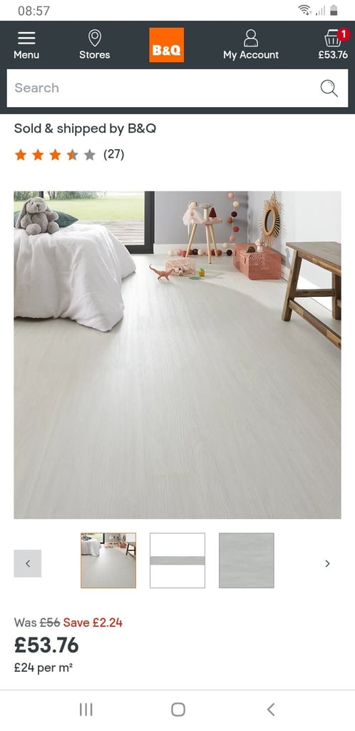 Laminate flooring and underlay 