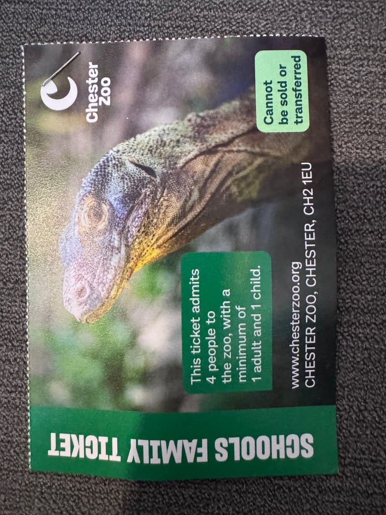 Chester zoo tickets 