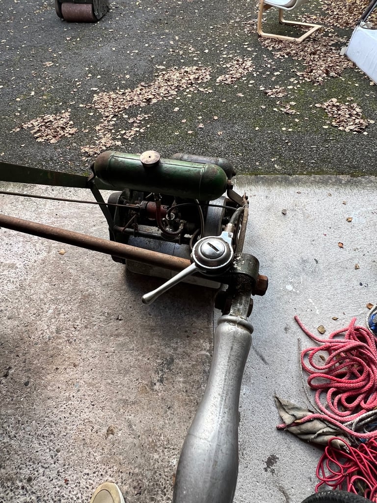 2 x Atco Vintage Lawn Trimmers 