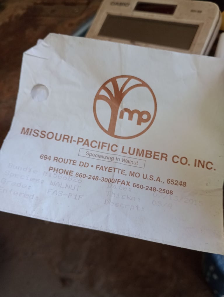 American black walnut kiln dried fsc boards 