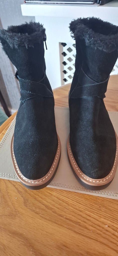 image for New M & S real suede boots size 4.5