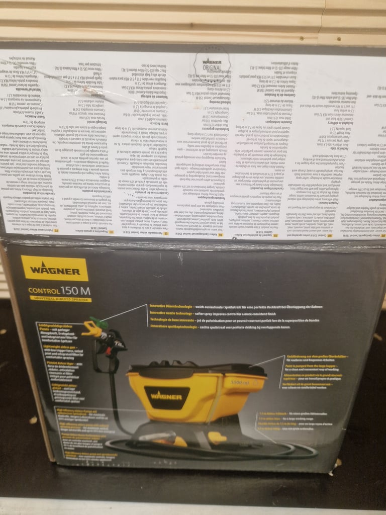 Wagner Control 150m Airless sprayer like new