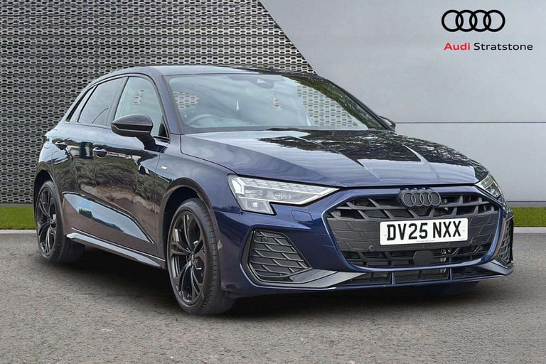 image for 2025 Audi A3 40 TFSI e Black Edition 5dr S Tronic [Tech Pack] Hatchback Plug-In Hy Automatic