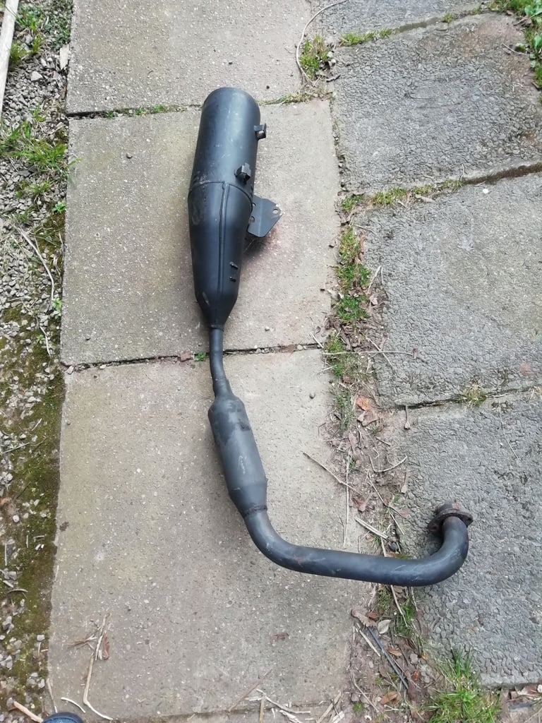 image for honda cbf125 or glr 125 black pipe off a 2017