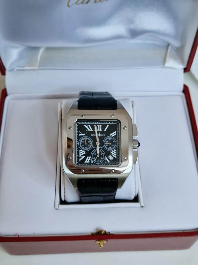 Men cartier watch santos smart 