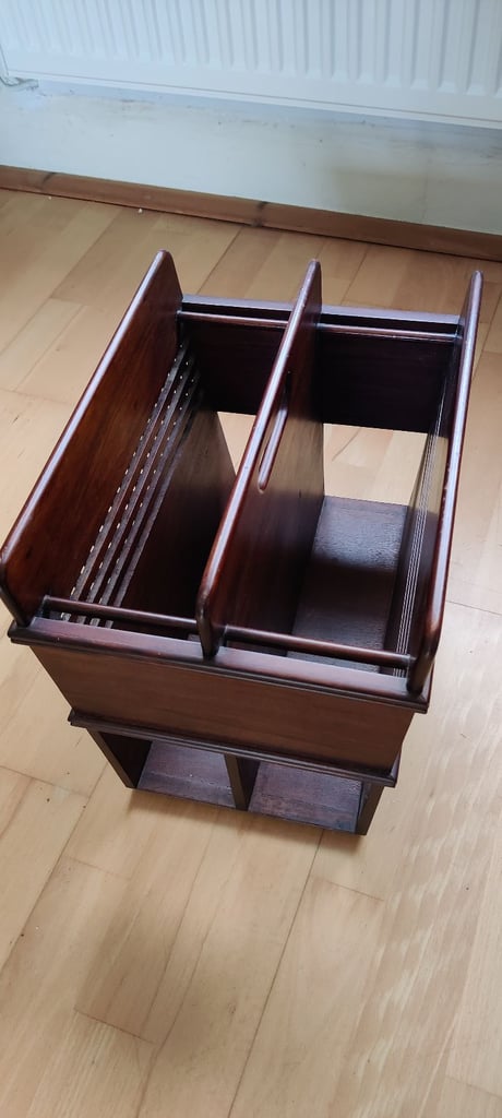 image for Mahogany magazine holder 