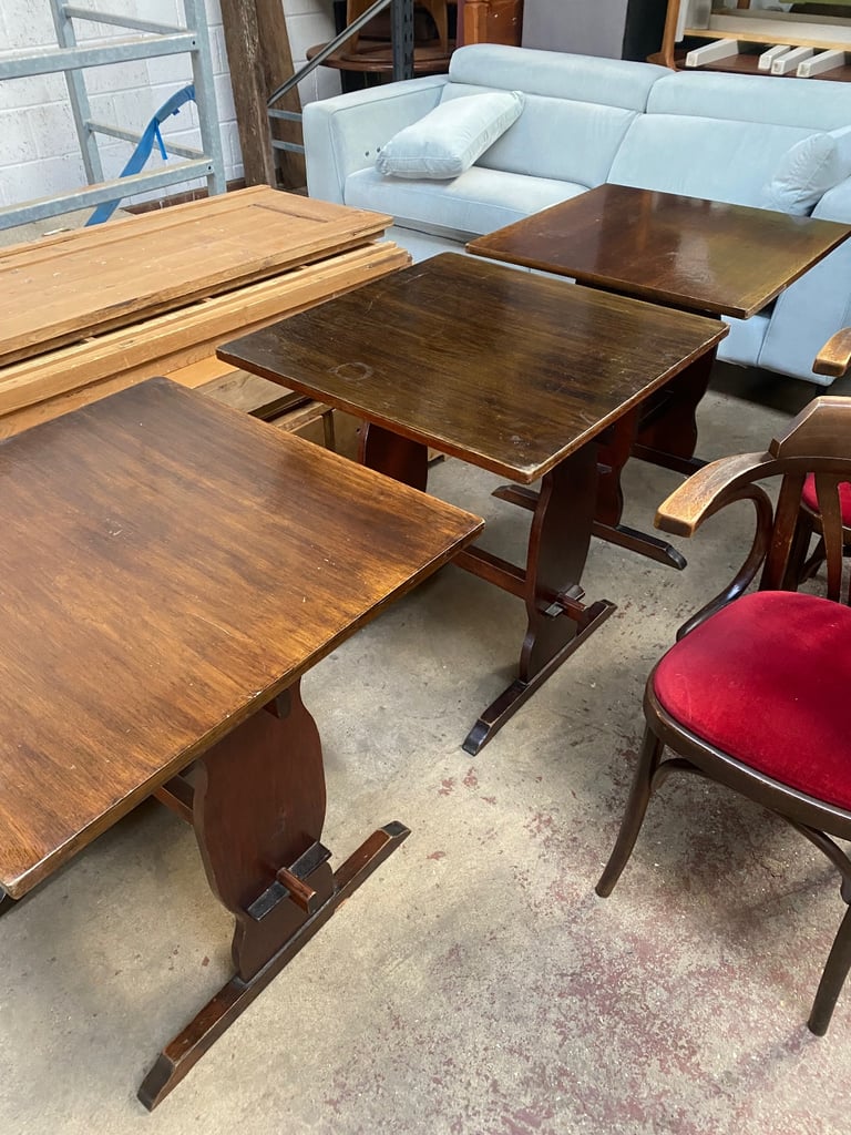 PUB/RESTAURANT TABLES , 69Cm X 69Cm ,EX PUBLIC HOUSE ,IDEAL XMAS SEATING,LOCAL DELIVERY