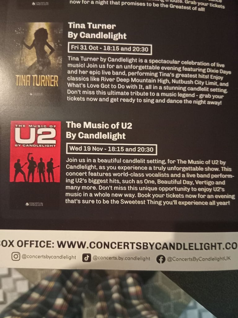 U2 CONCERT BY CANDLELIGHT 