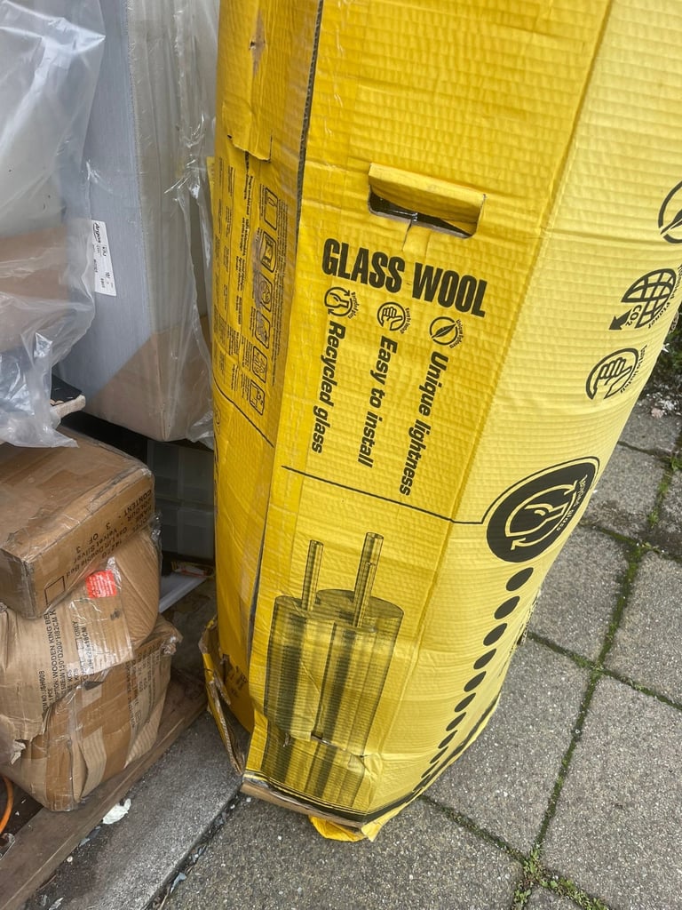 Glass wool insulation 10 rolls 